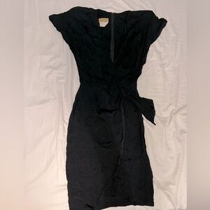 Vintage Jane Singer Little Black Wrap Dress